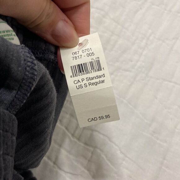 NWT Aerie Ribbed Flare Leg Gray Leggings size Small - Picture 3 of 8